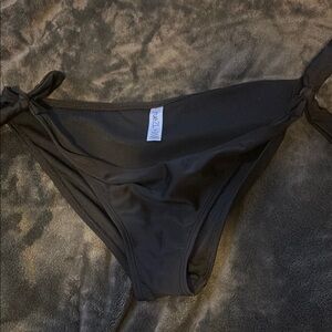 Black Bikini Bottom with Side Ties
